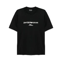 Cotton T-shirt In Blue