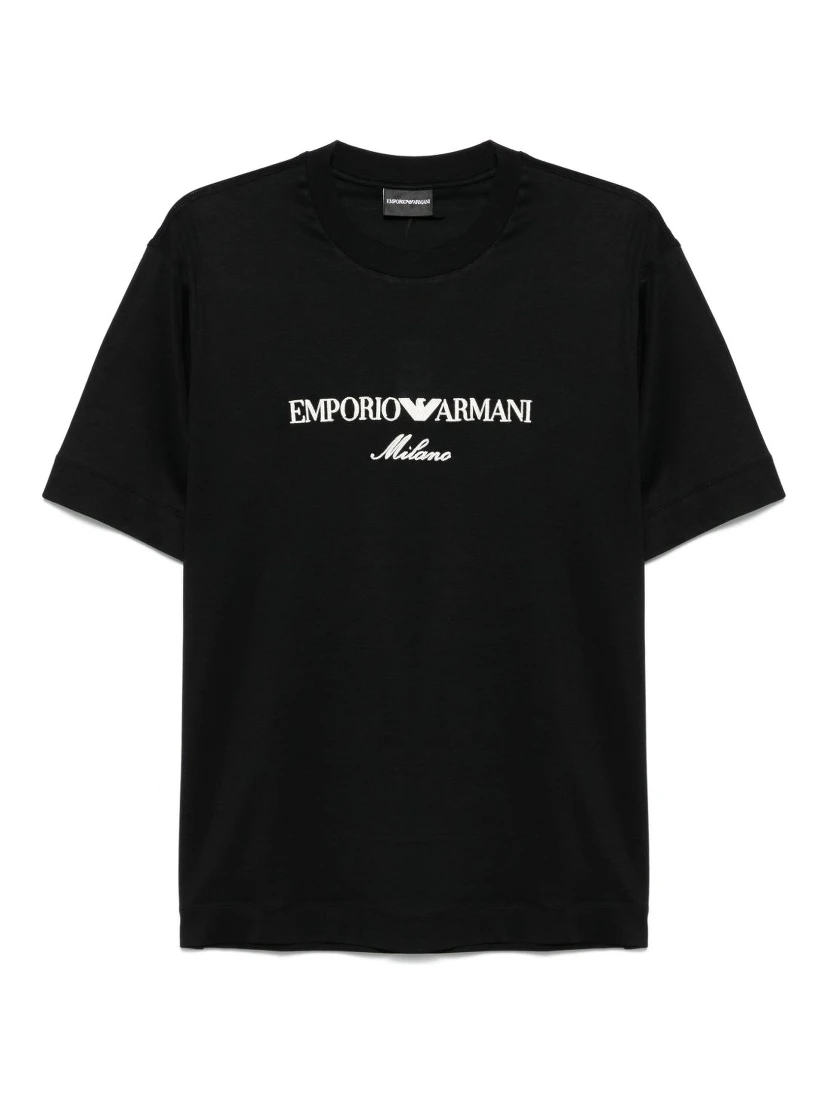 Cotton T-shirt In Blue