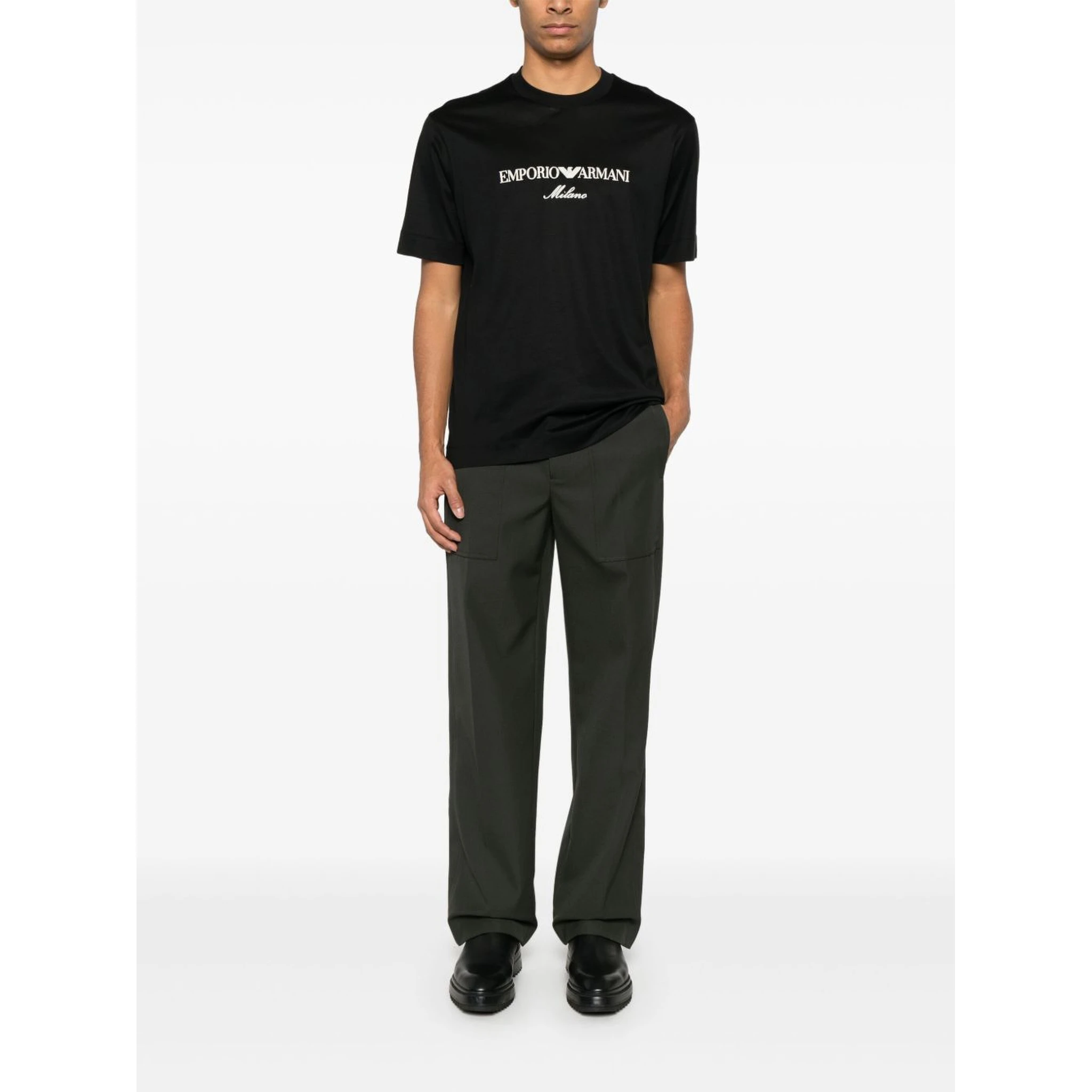 Cotton T-shirt In Blue