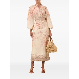 Illuminate Pencil Midi Skirt In Neutral