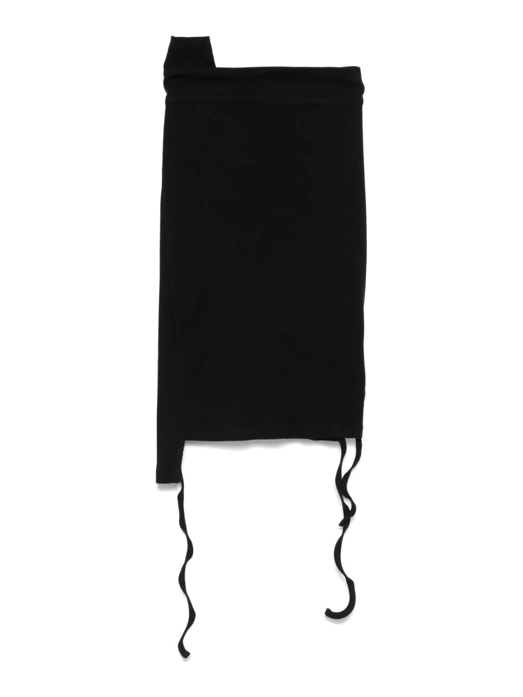Black Rib Miniskirt alternative