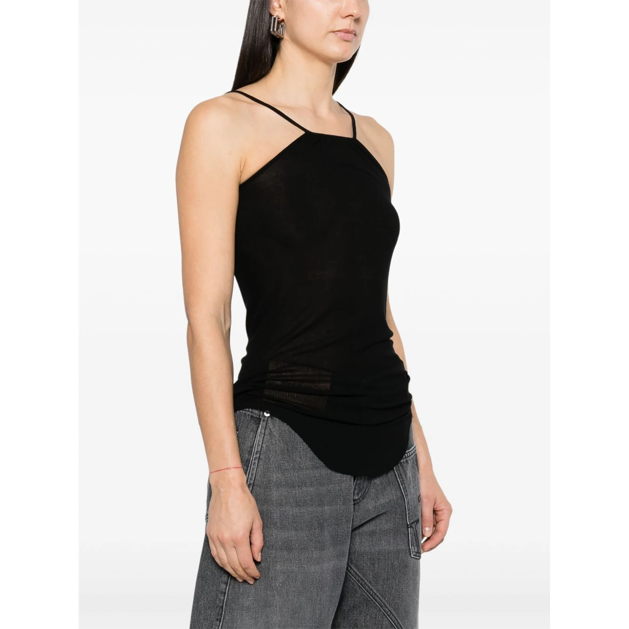 Women Skorpio Silk Top In Black