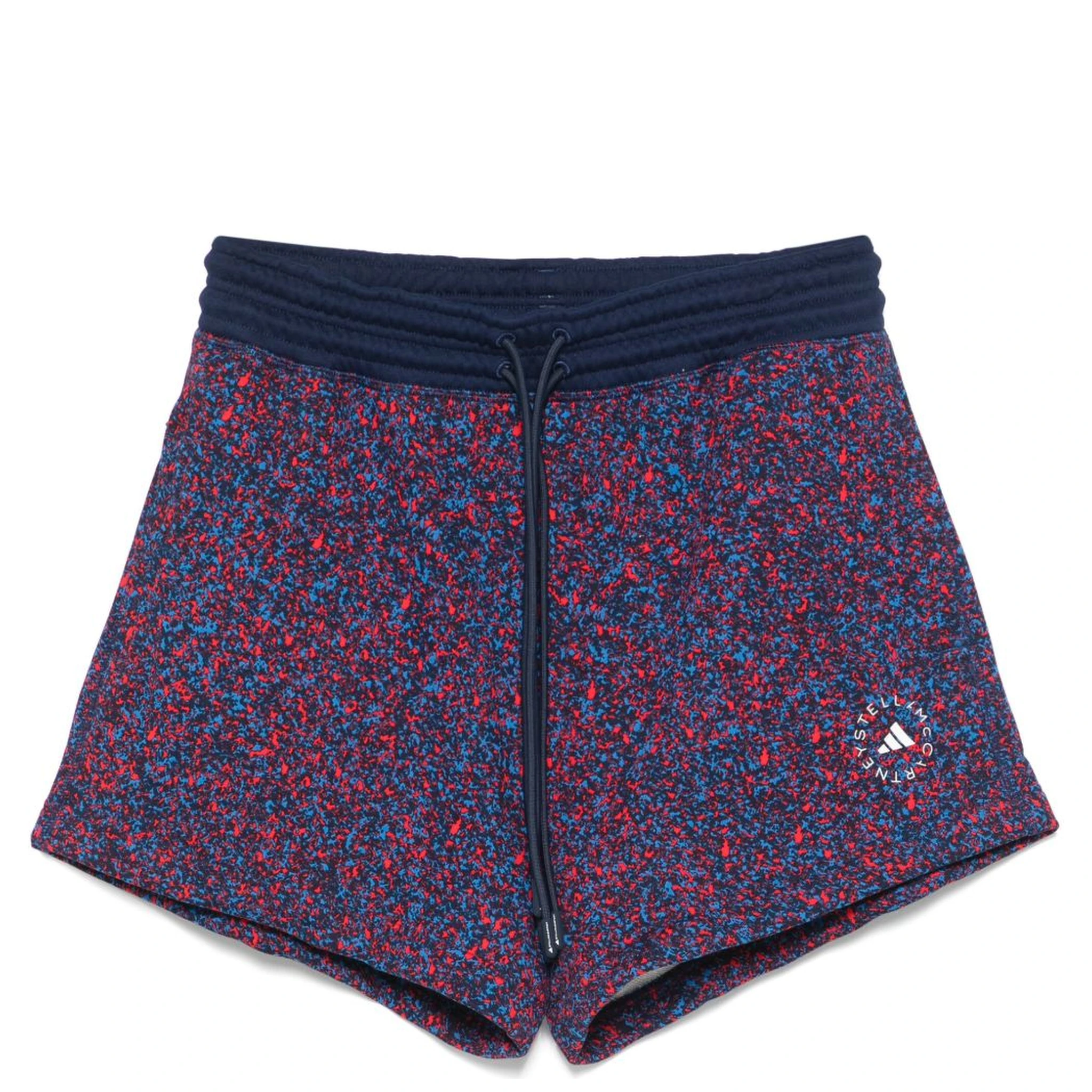 printed terry shorts