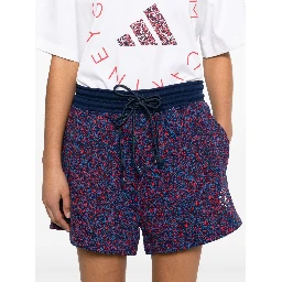 printed terry shorts