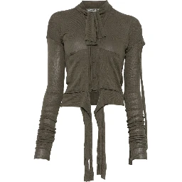 deconstructed cardigan