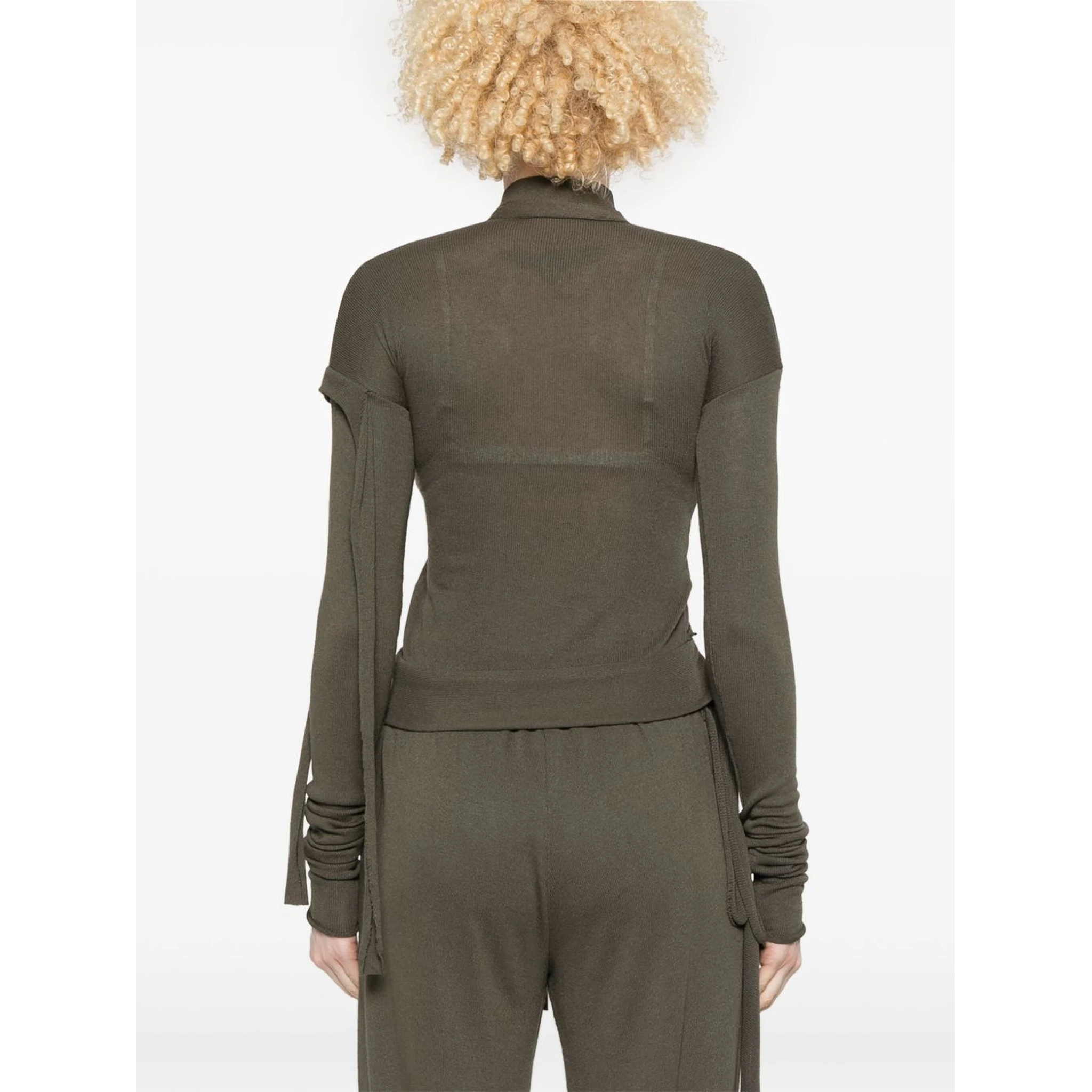 deconstructed cardigan