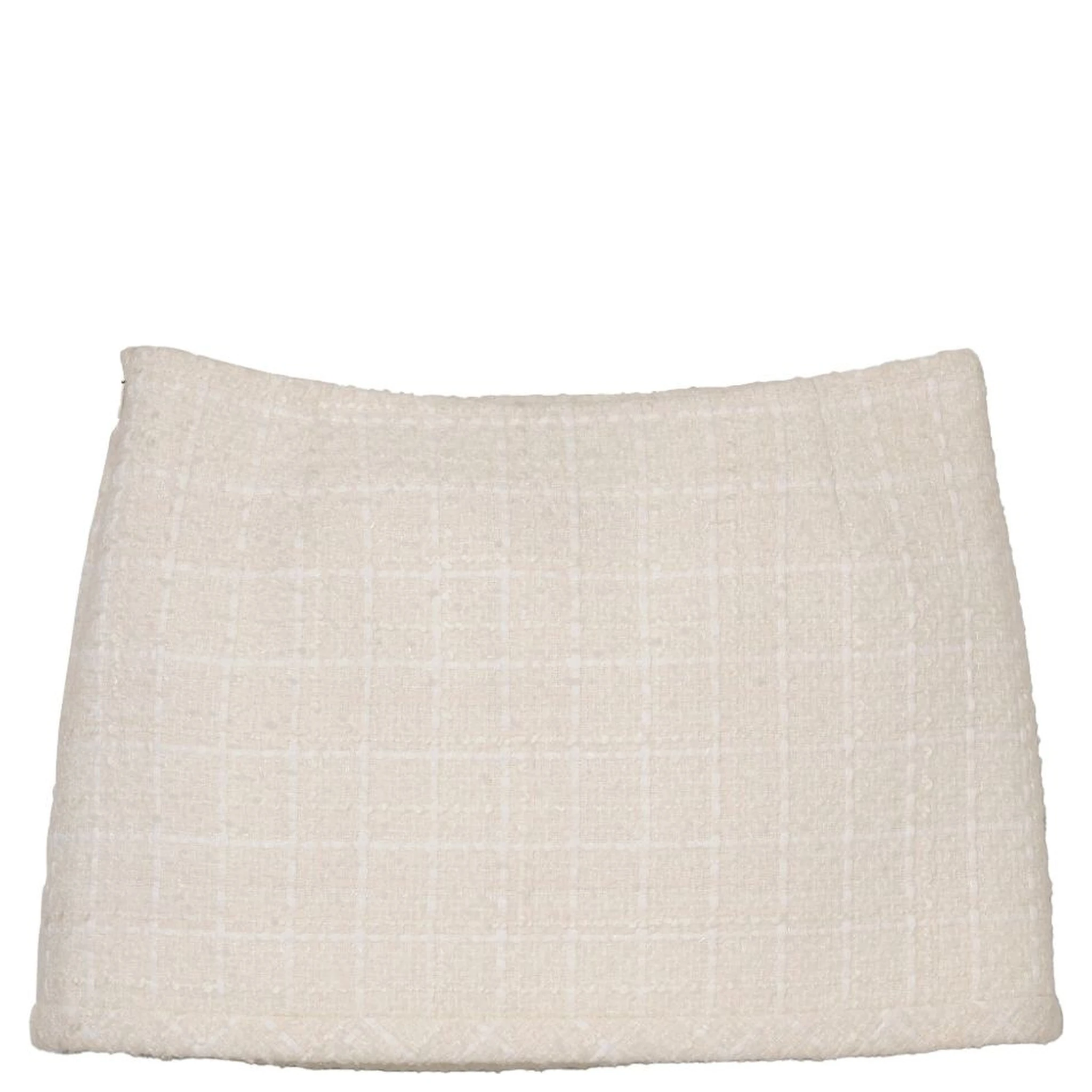 Tweed Mini Skirt In Neutral