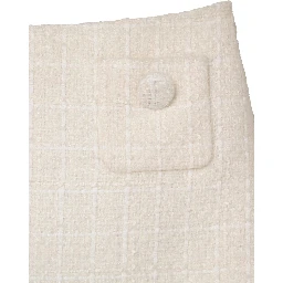 Tweed Mini Skirt In Neutral