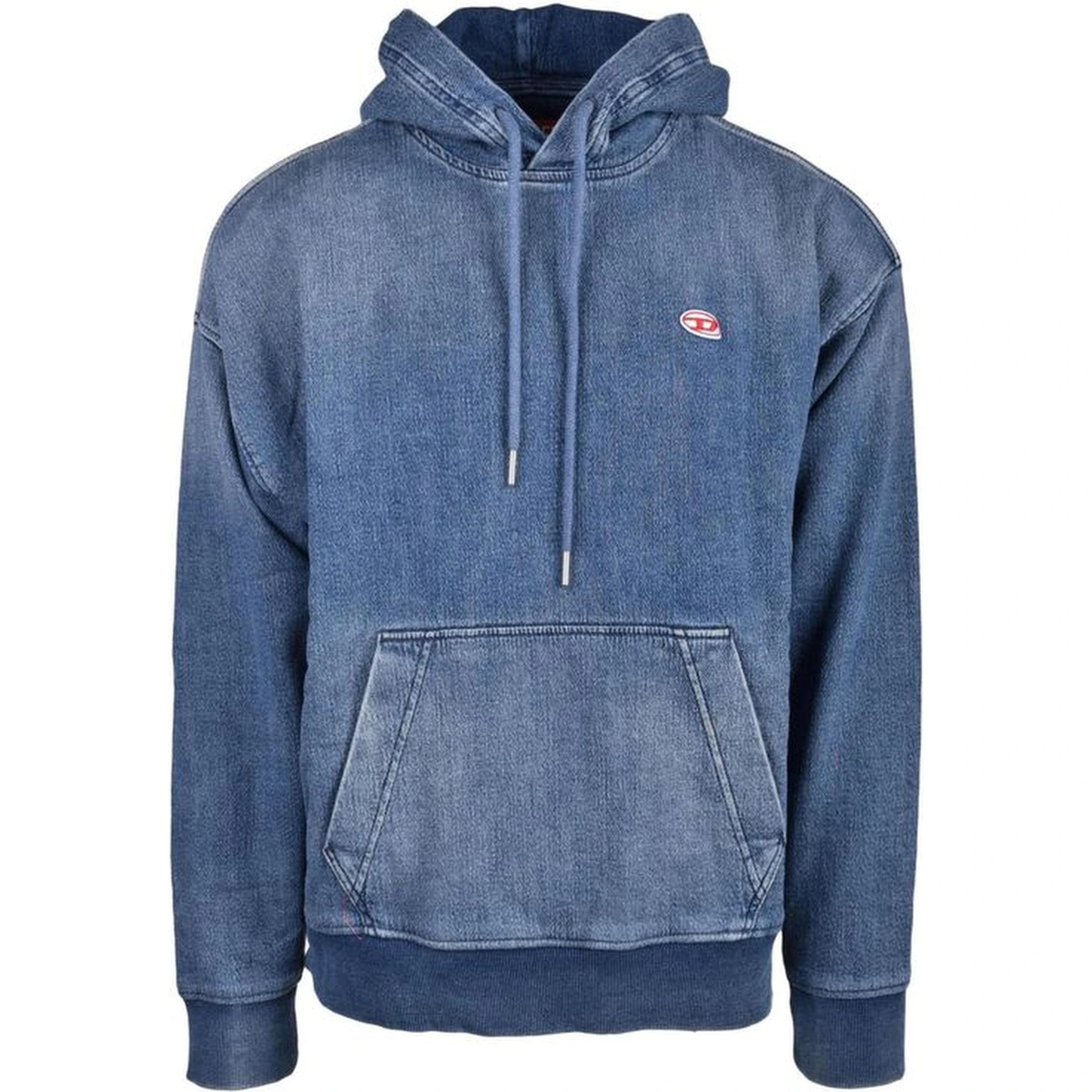 Blue Cotton Hoodie