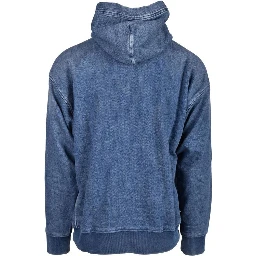 Blue Cotton Hoodie