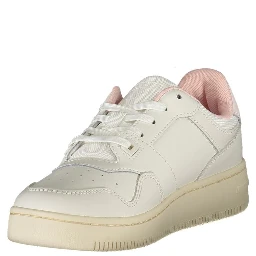 White Leather Women Sneaker