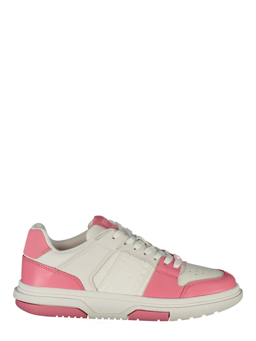 Pink Leather Women Sneaker