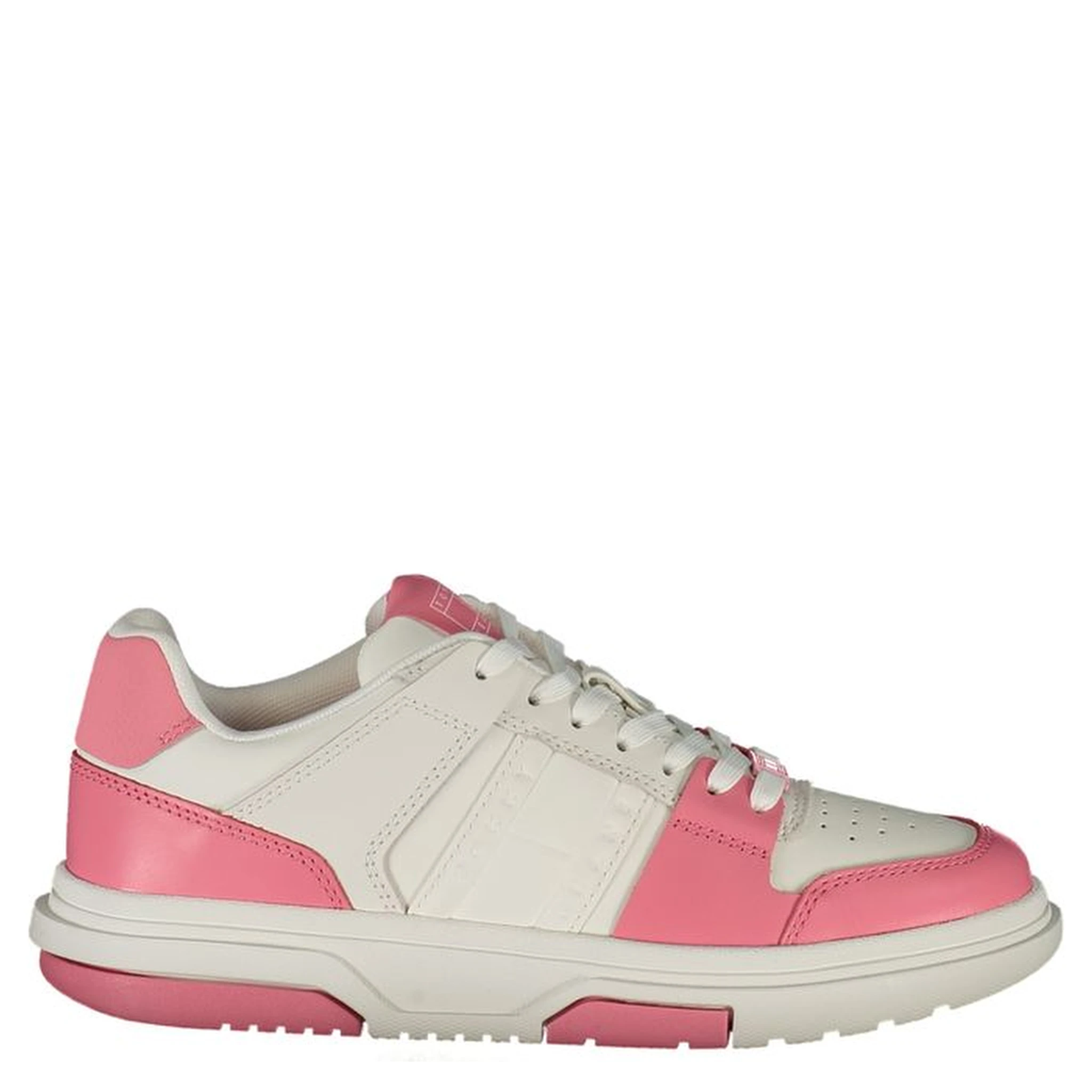 Pink Leather Women Sneaker