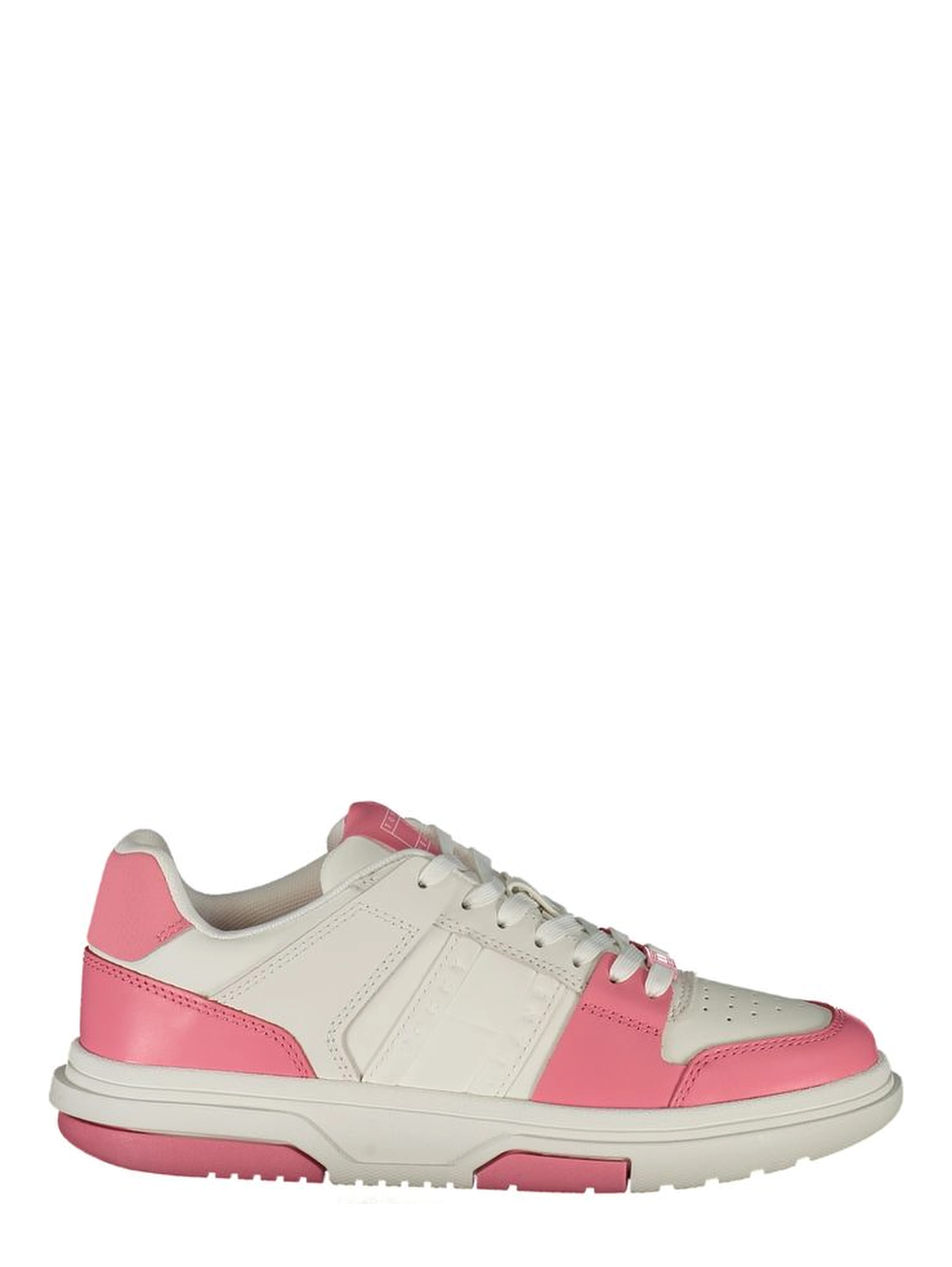 Pink Leather Women Sneaker