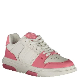 Pink Leather Women Sneaker