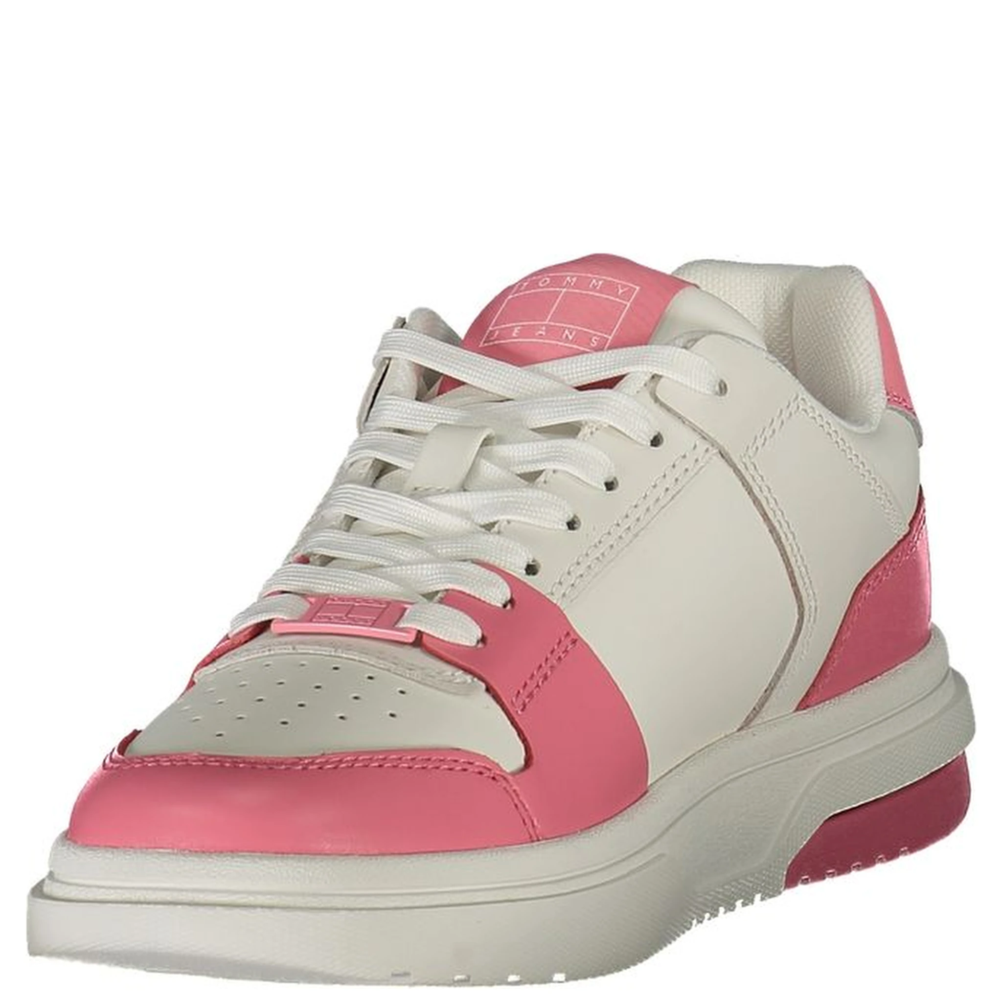 Pink Leather Women Sneaker
