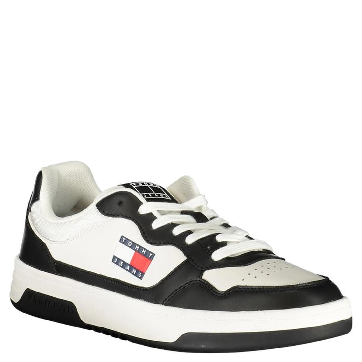 Black Leather Men Sneaker