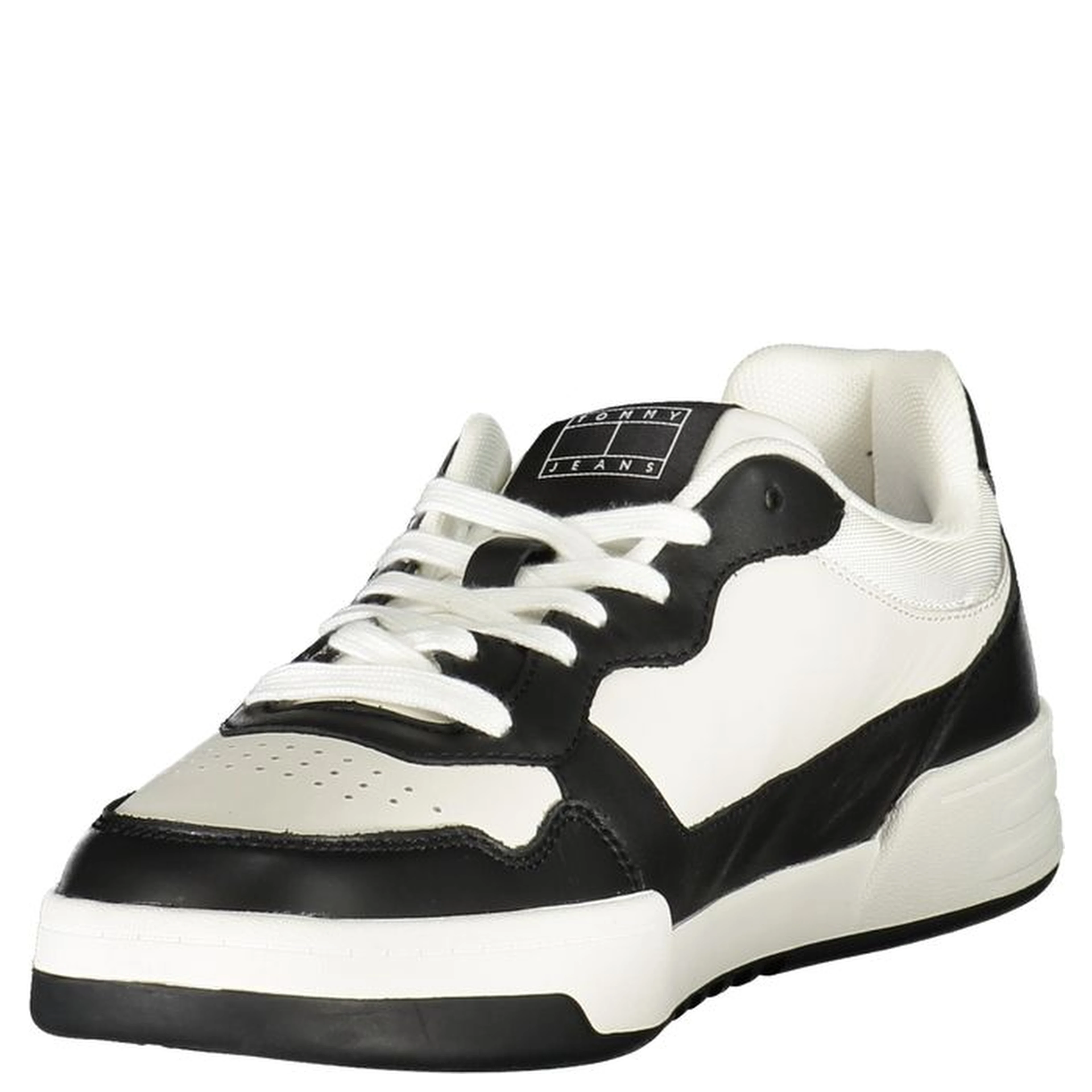 Black Leather Men Sneaker