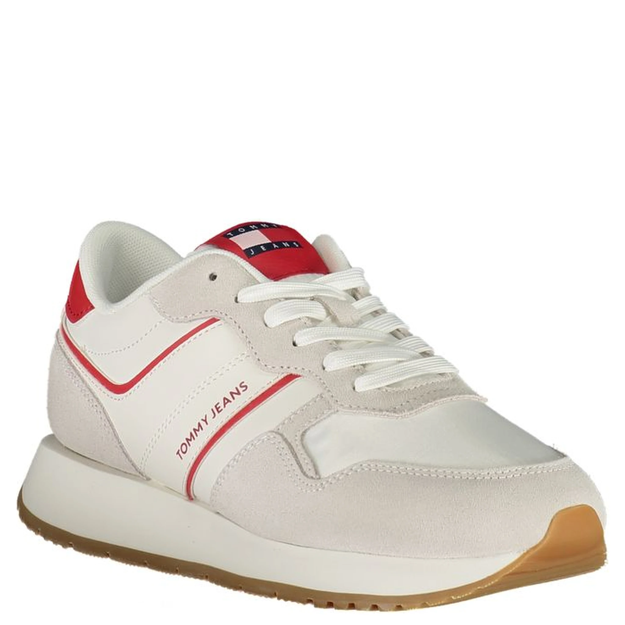 Red Leather Women Sneaker