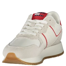 Red Leather Women Sneaker