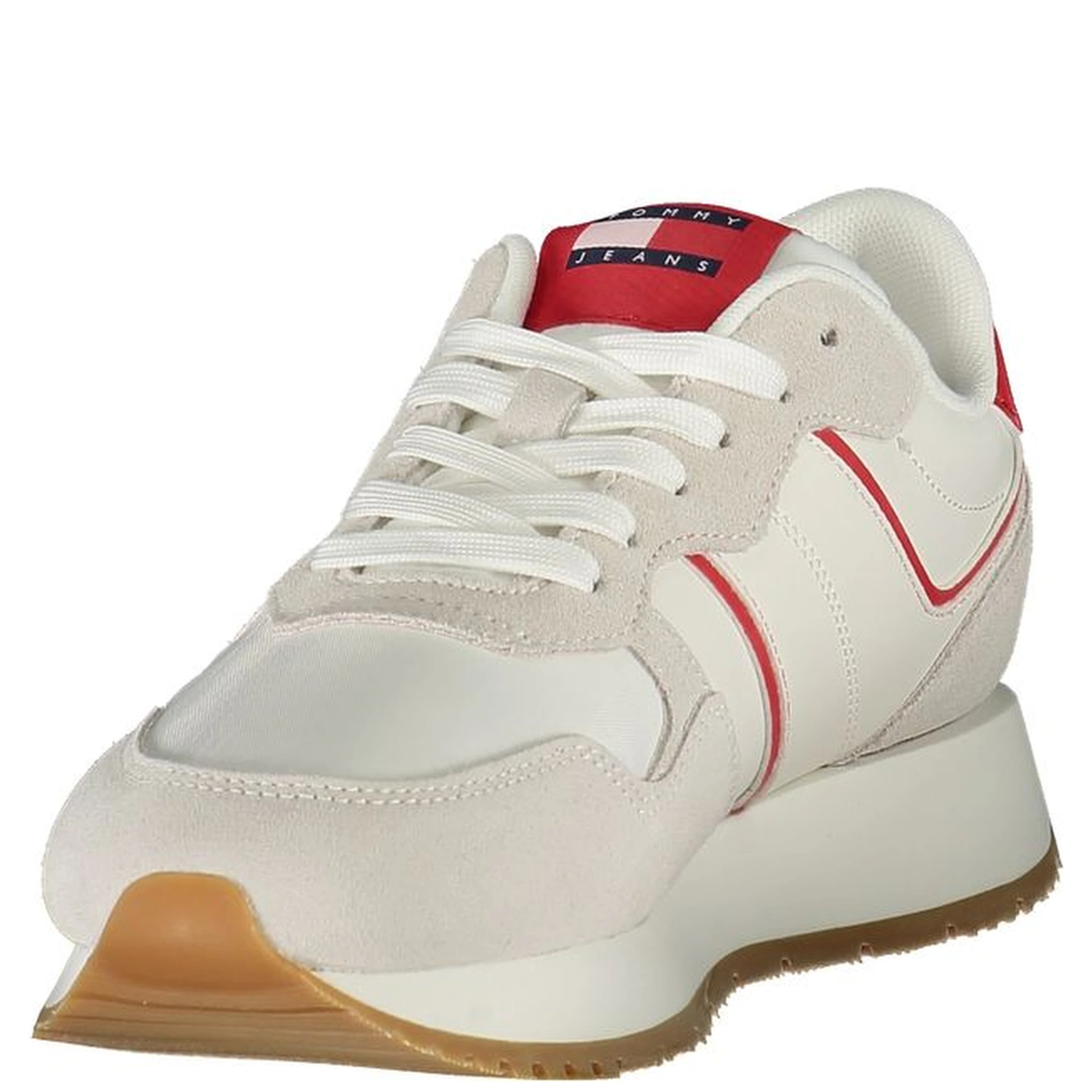 Red Leather Women Sneaker