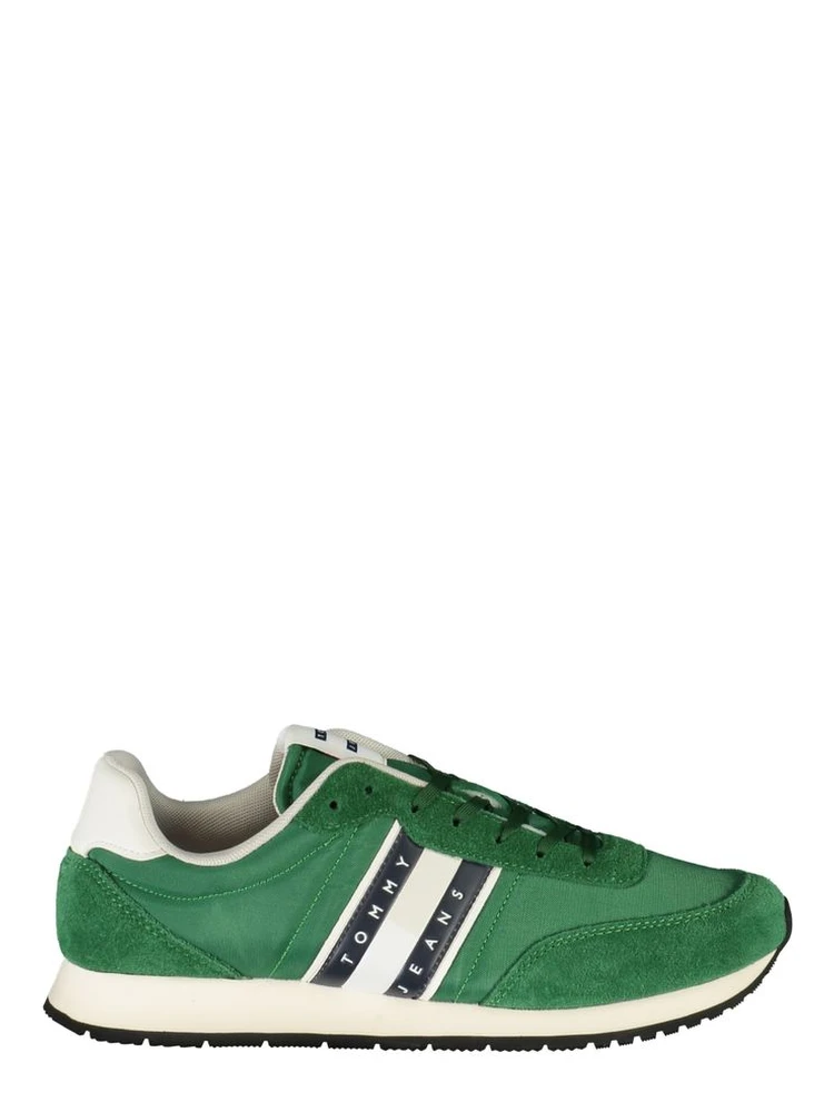 Mixed-Texture Runner Sneaker
