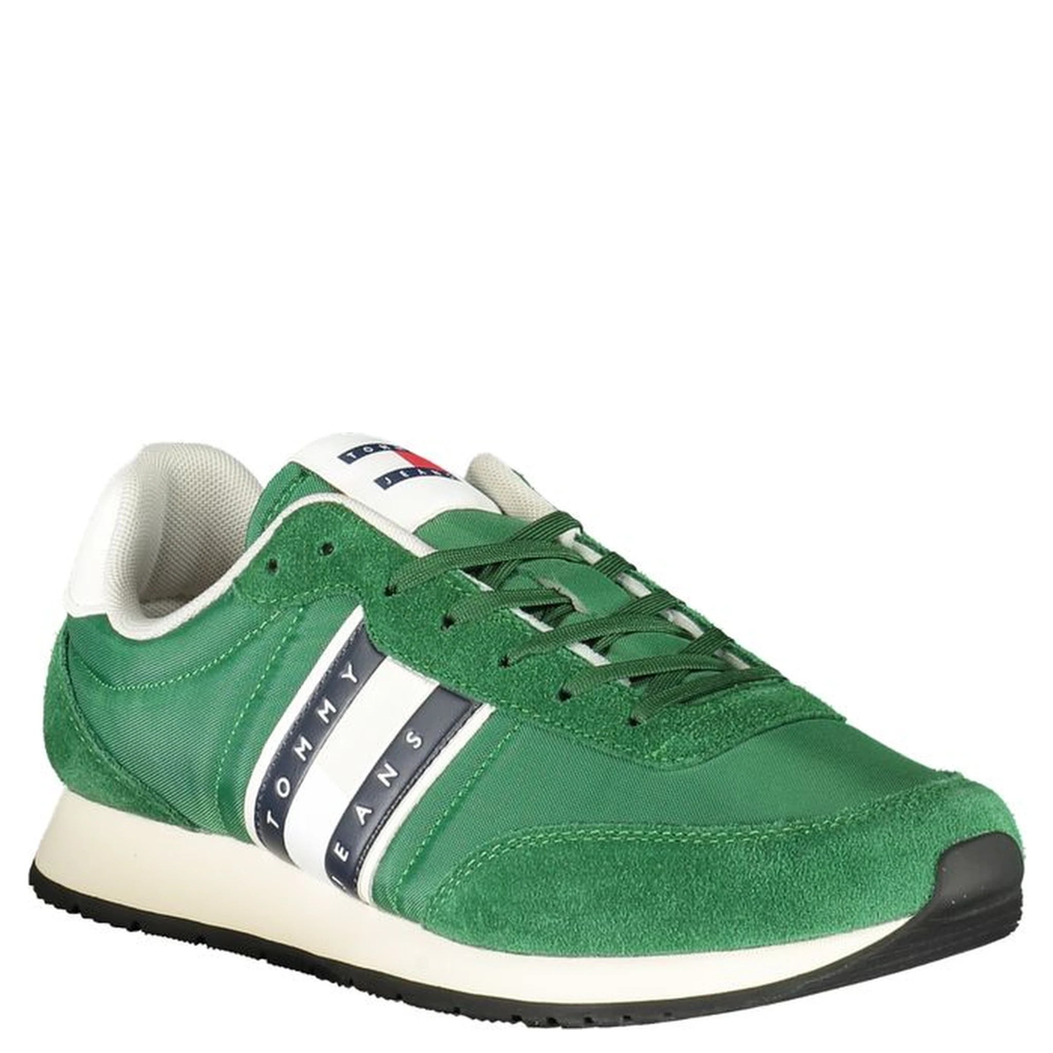 Mixed-Texture Runner Sneaker