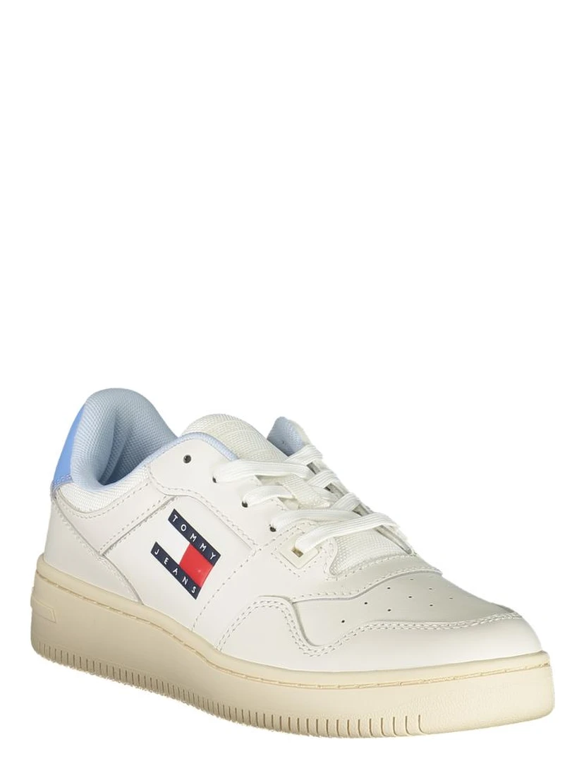White Leather Women Sneaker