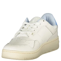 White Leather Women Sneaker