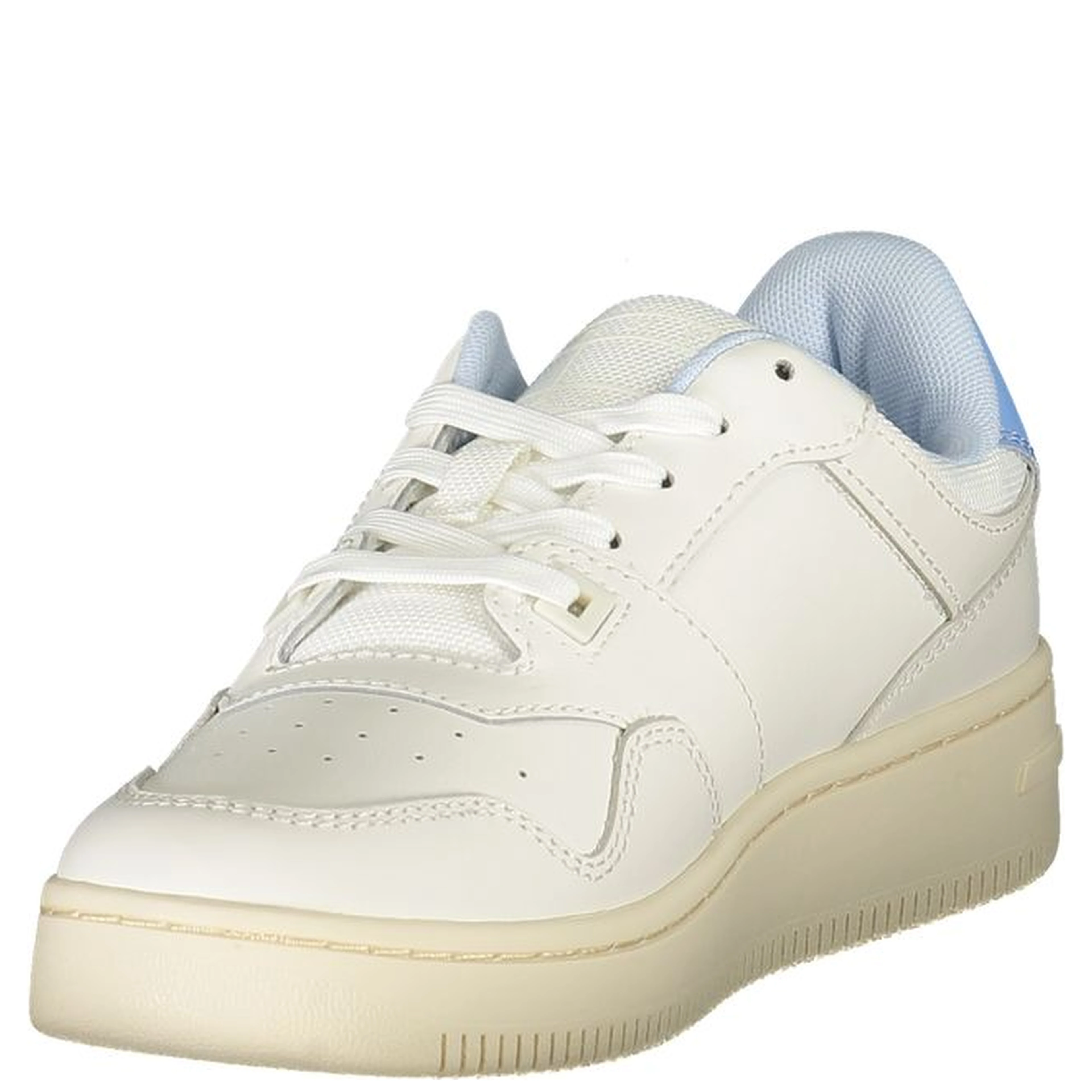 White Leather Women Sneaker