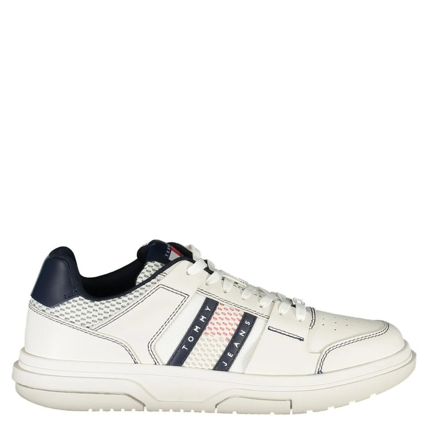 Blue Leather Men Sneaker