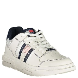 Blue Leather Men Sneaker