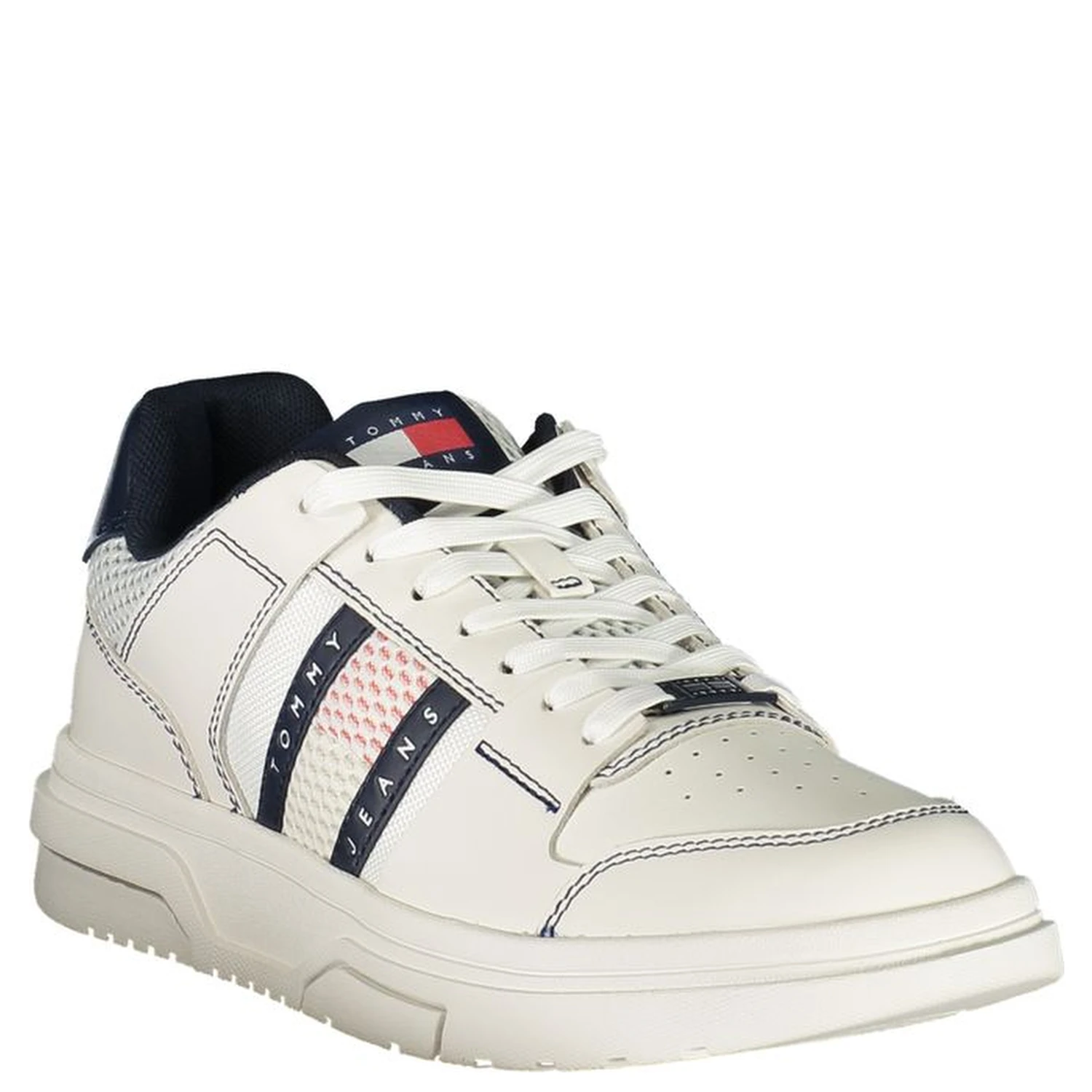 Blue Leather Men Sneaker
