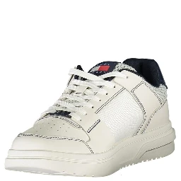 Blue Leather Men Sneaker