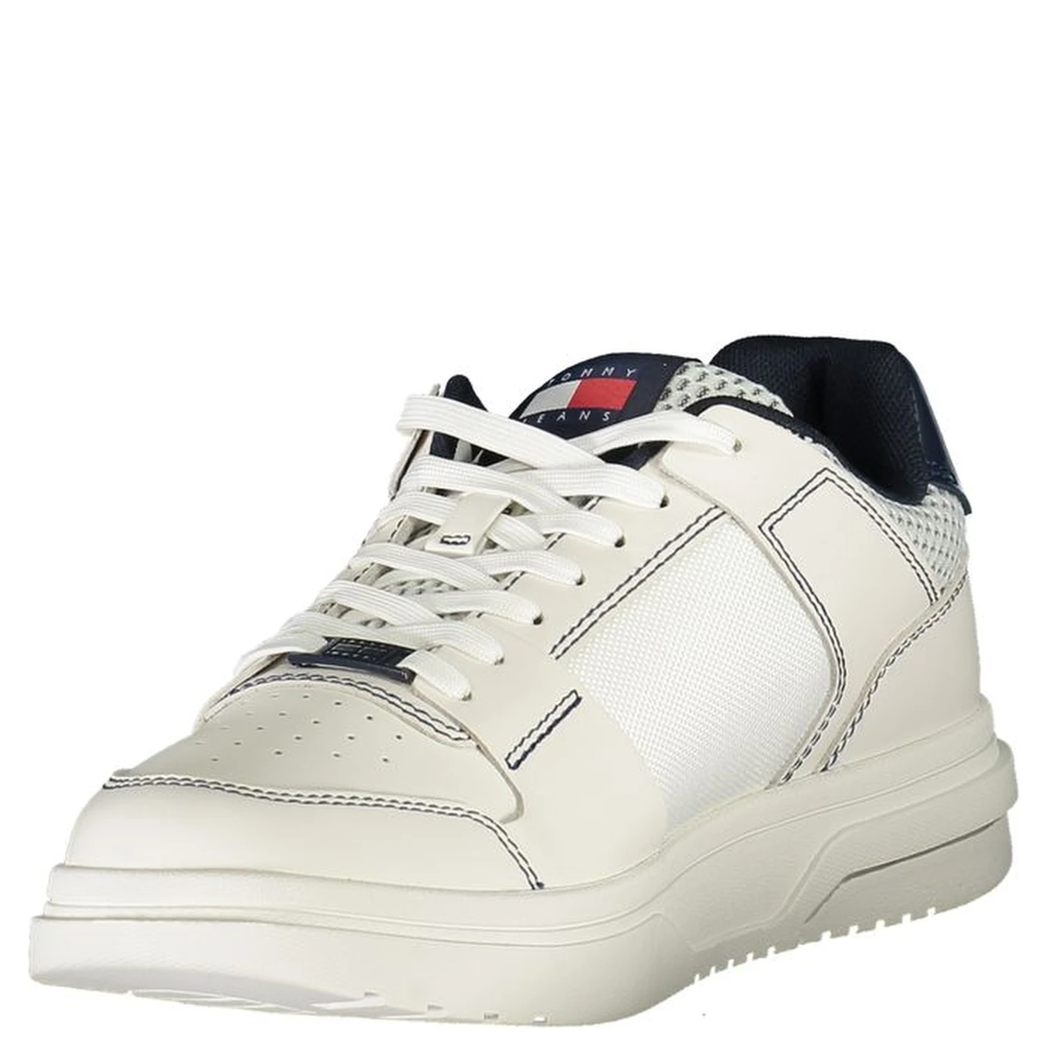 Blue Leather Men Sneaker