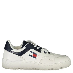 Blue Leather Men Sneaker