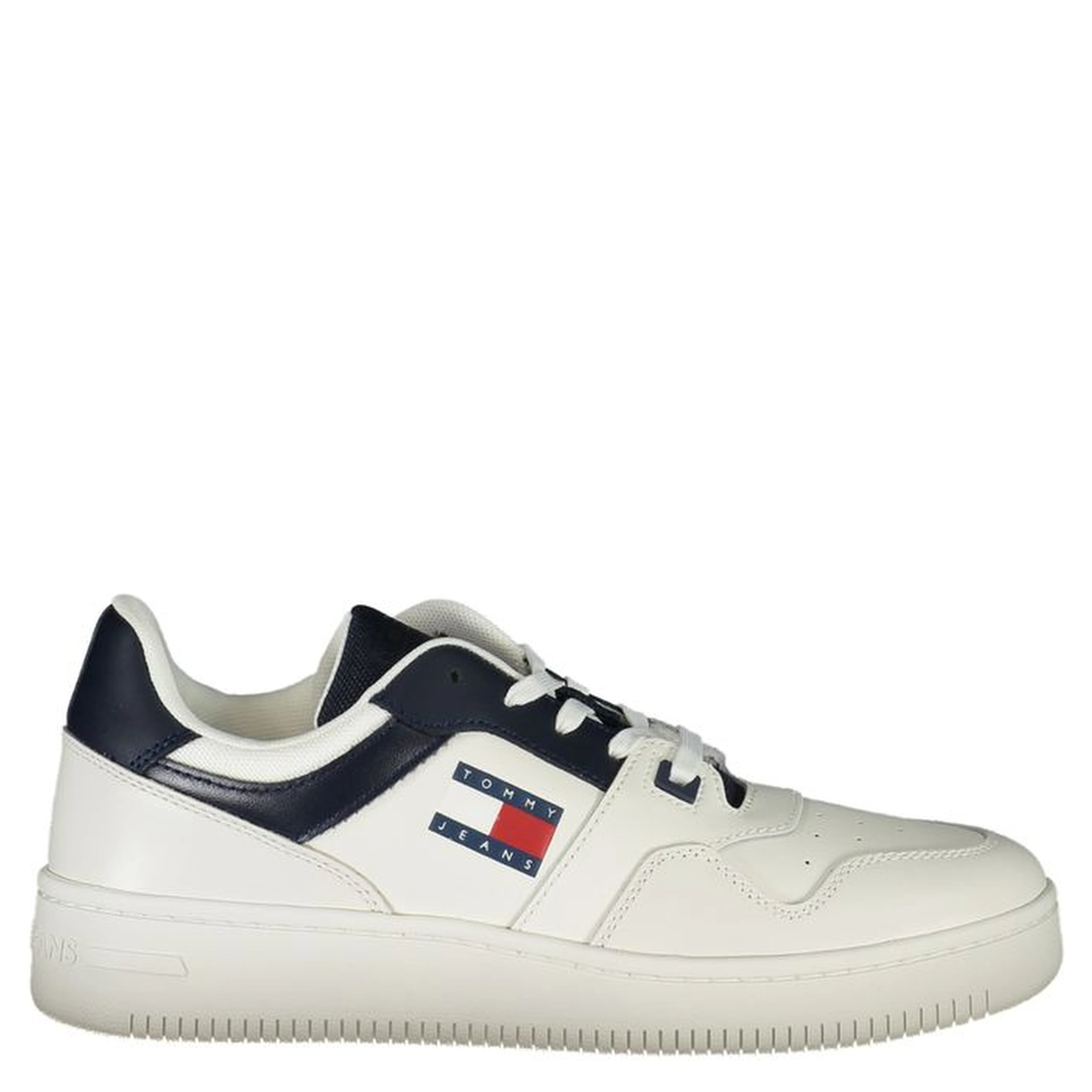 Blue Leather Men Sneaker