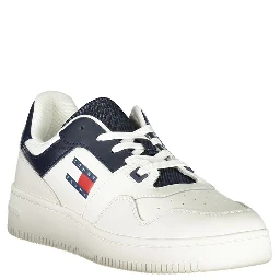Blue Leather Men Sneaker