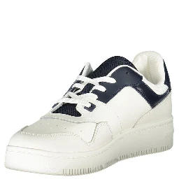 Blue Leather Men Sneaker