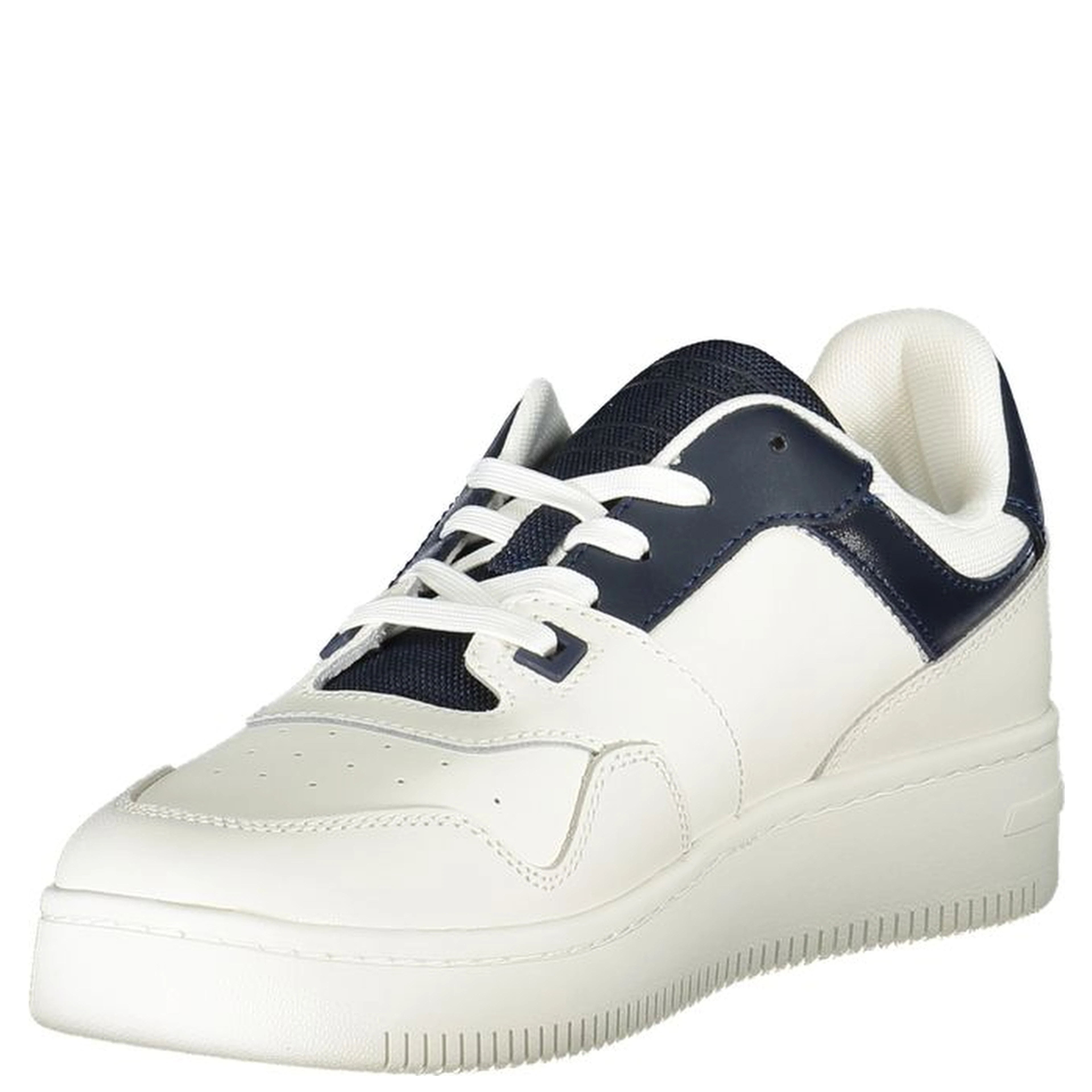 Blue Leather Men Sneaker