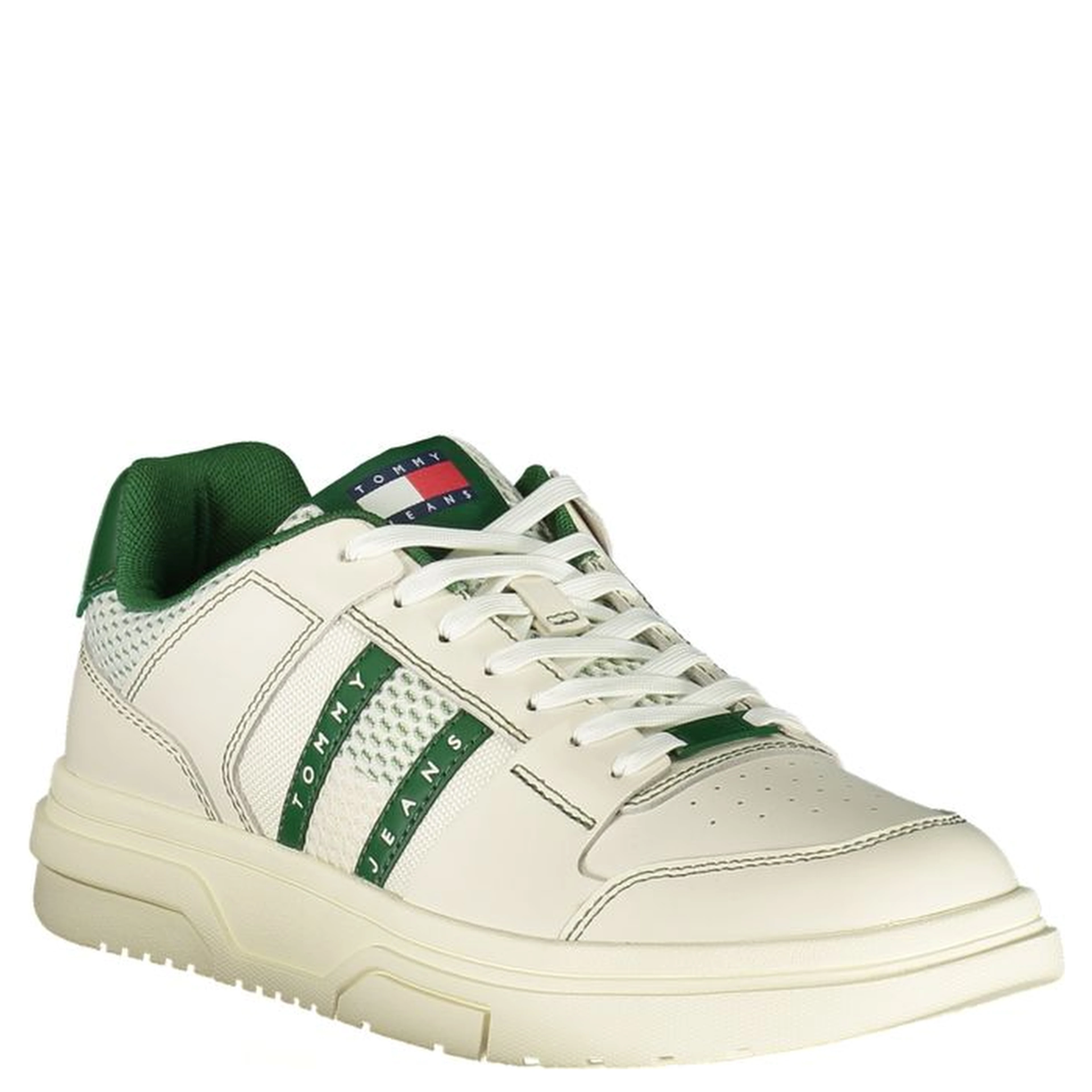 Green Leather Men Sneaker