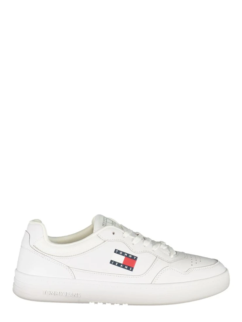 White Leather Mens Sneaker