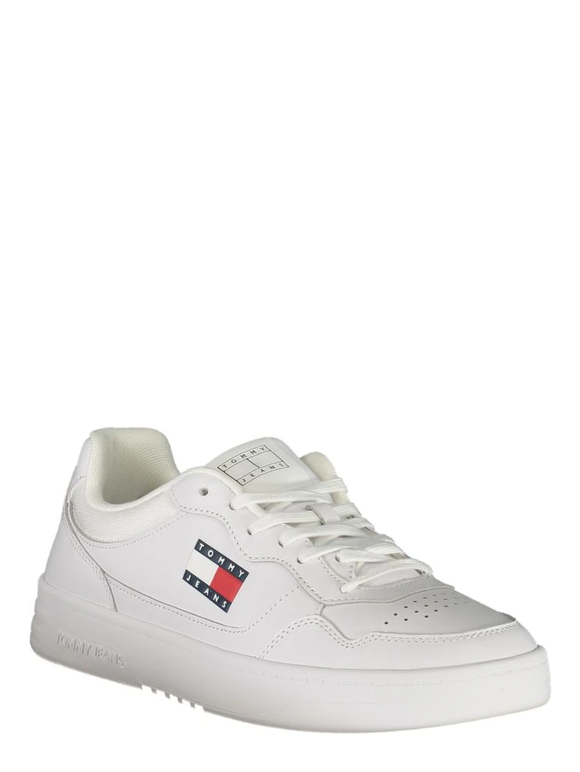 White Leather Mens Sneaker