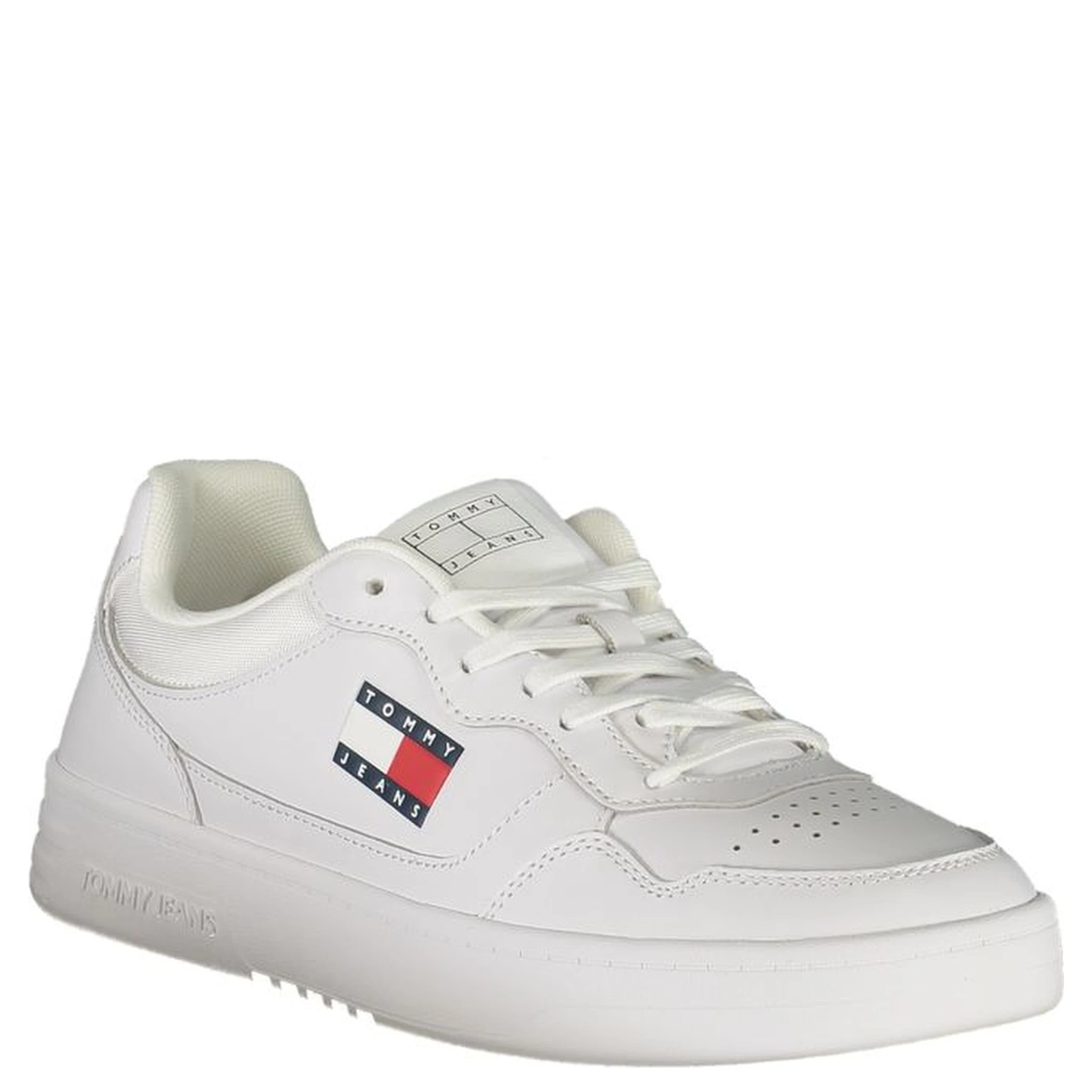 White Leather Mens Sneaker