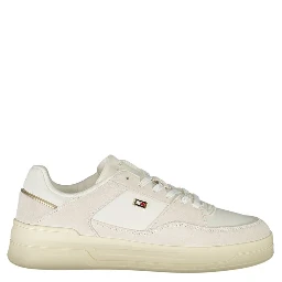 White Leather Women Sneaker