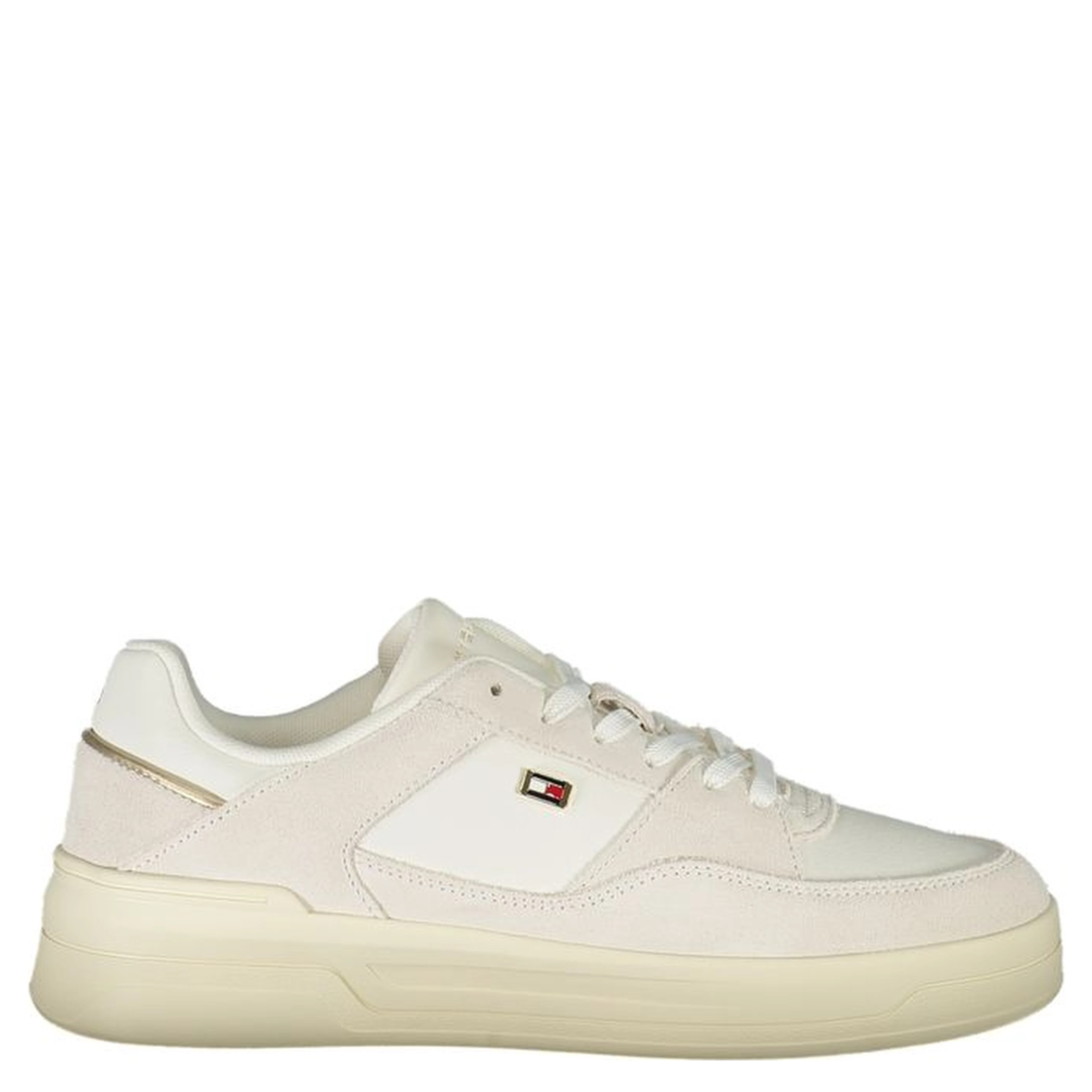 White Leather Women Sneaker