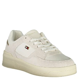 White Leather Women Sneaker