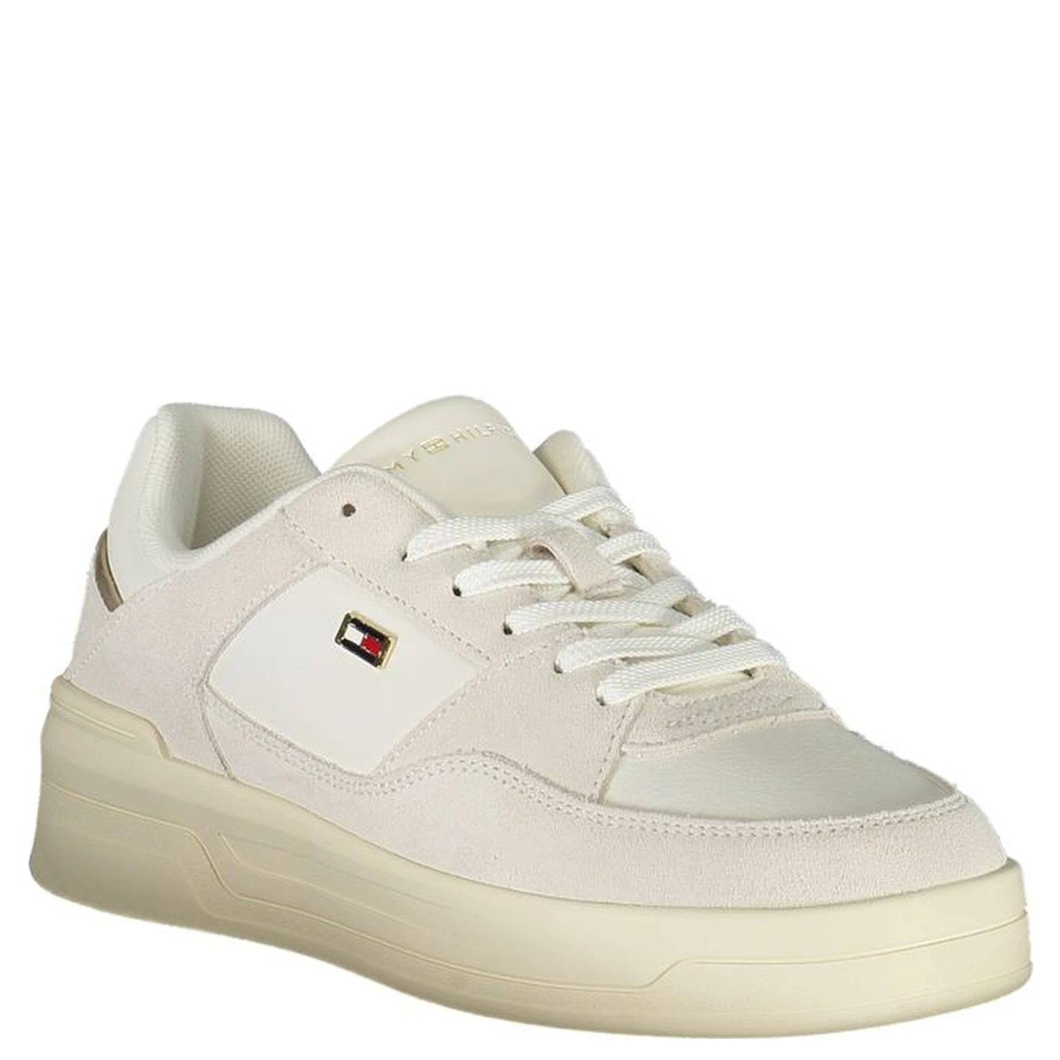 White Leather Women Sneaker