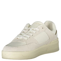 White Leather Women Sneaker