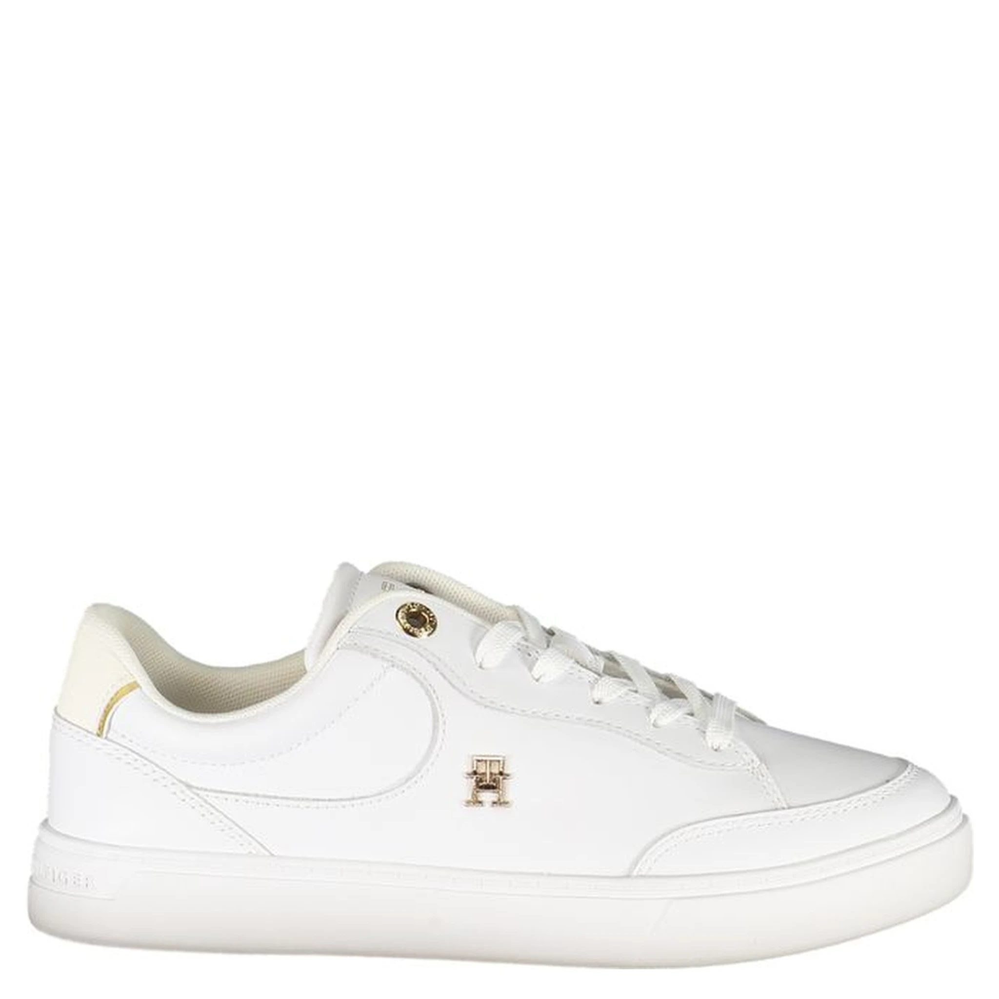 White Leather Women Sneaker